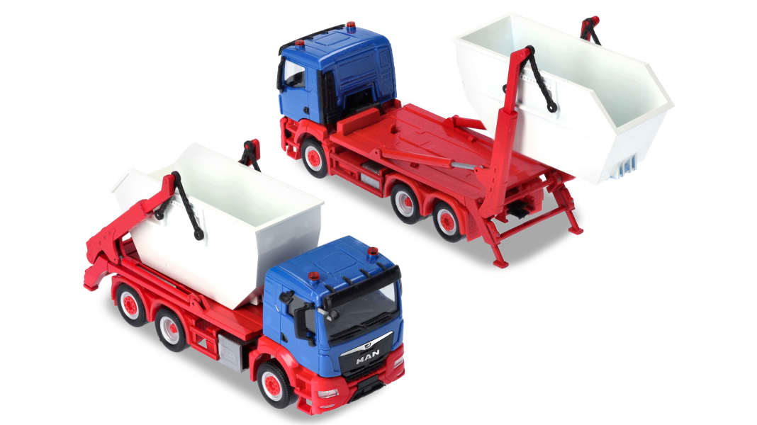 Messe-Ticker: Herpa hat die Mulde raus – im Maßstab 1:87