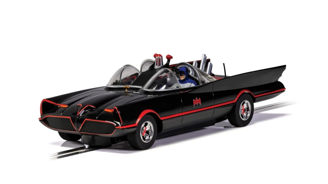 Ouch! Crush! Splat! Boing! Das Batmobil für die Autorennbahn in 1:32 ist im Anflug!