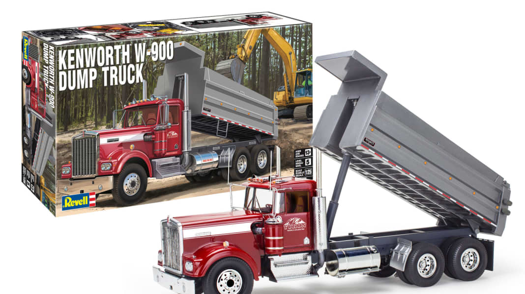 Revell macht richtig Truck: Mit einem Muldenkipper auf Kenworth-Basis in 1:25