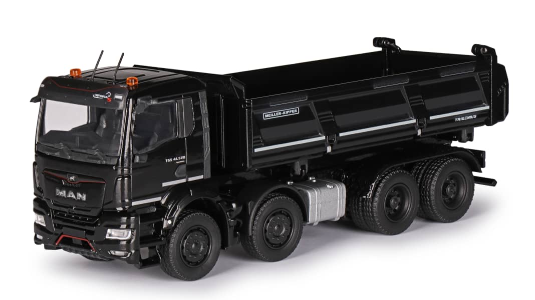 Die können Kies: MAN stellt drei neue 1:50-Kipper von Conrad in seinen Shop