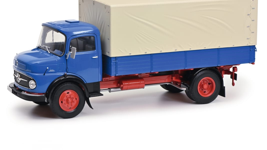 Schuco baut jetzt den legendären Mercedes-Benz-Hauber L 911 in 1:18