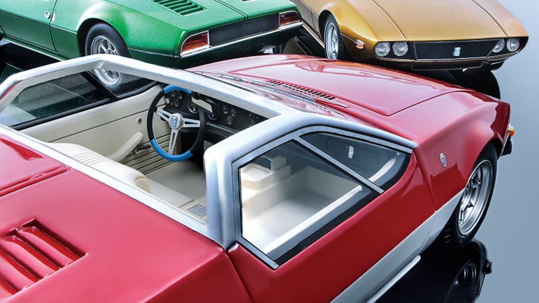 ’66 De Tomaso Mangusta Spyder von Tecnomodel in 1:18 - Cobras Erzfeind