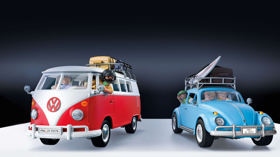 VW-Playmobile: VW Bulli und Käfer von Playmobil in 1:22,5