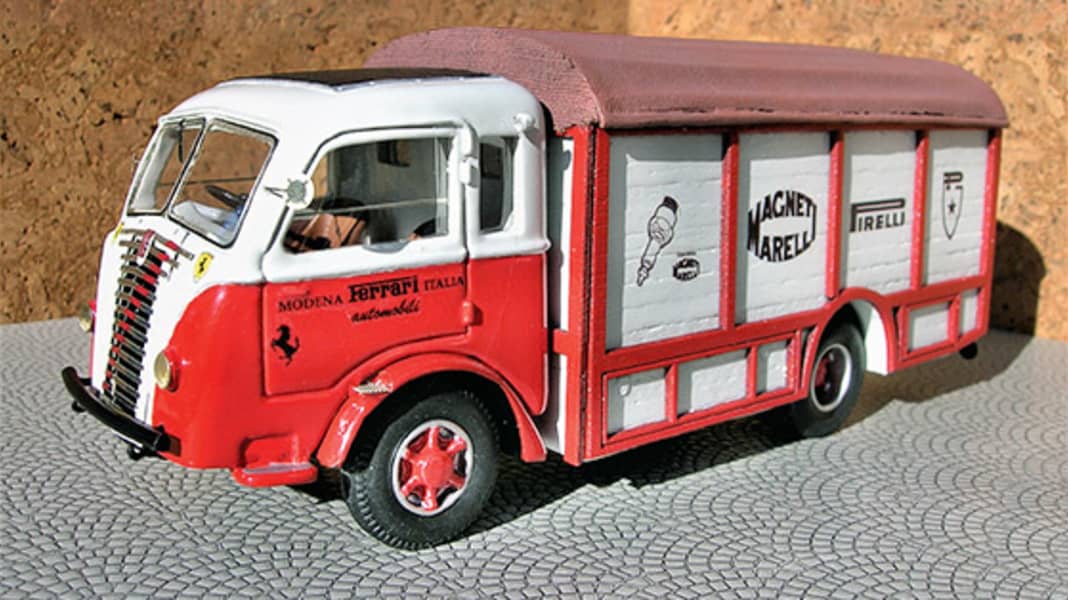 Handarbeiter: Lkw von I. V. Modelfactory in 1:43