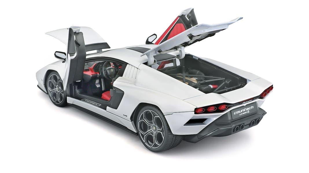 Weiß und Wow: ’21 Lamborghini Countach LP 800-4 von Maisto in 1:18