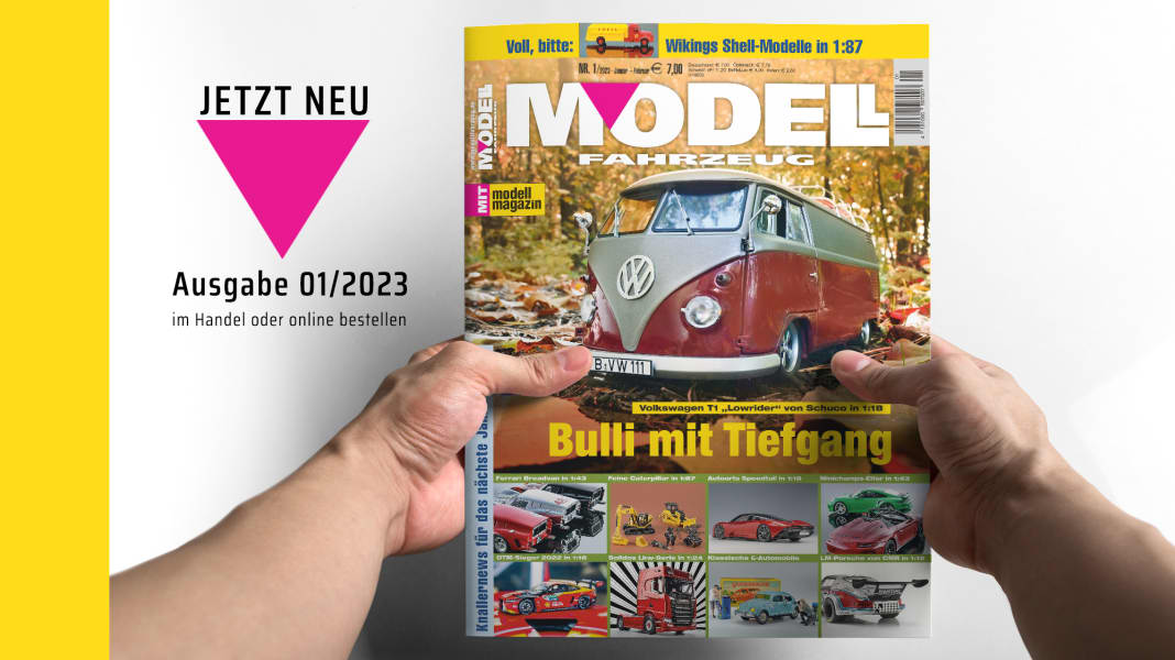 Heft 1/2023 von MODELL FAHRZEUG ist da und enttarnt News für das Jahr 2023