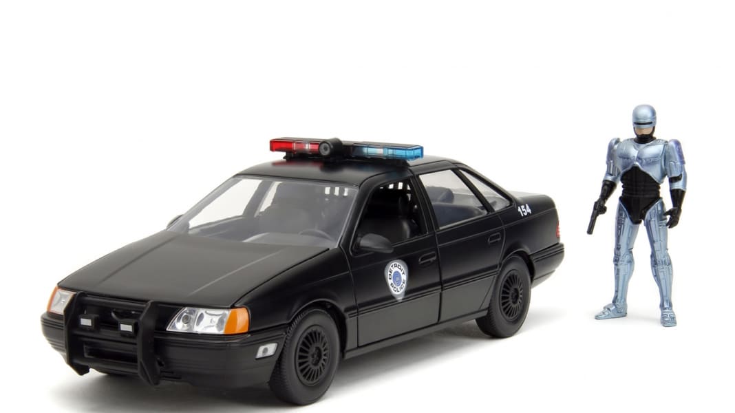 Jada bringt Robocops Dienstwagen als 1:24-Modell und legt eine Figur mit drauf