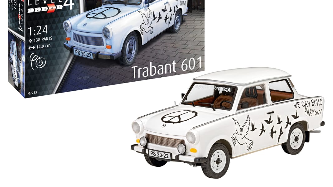 Das “Builder´s-Choice”-Modell von Revell für 2022 ist ein Trabbi-Bausatz in 1:24