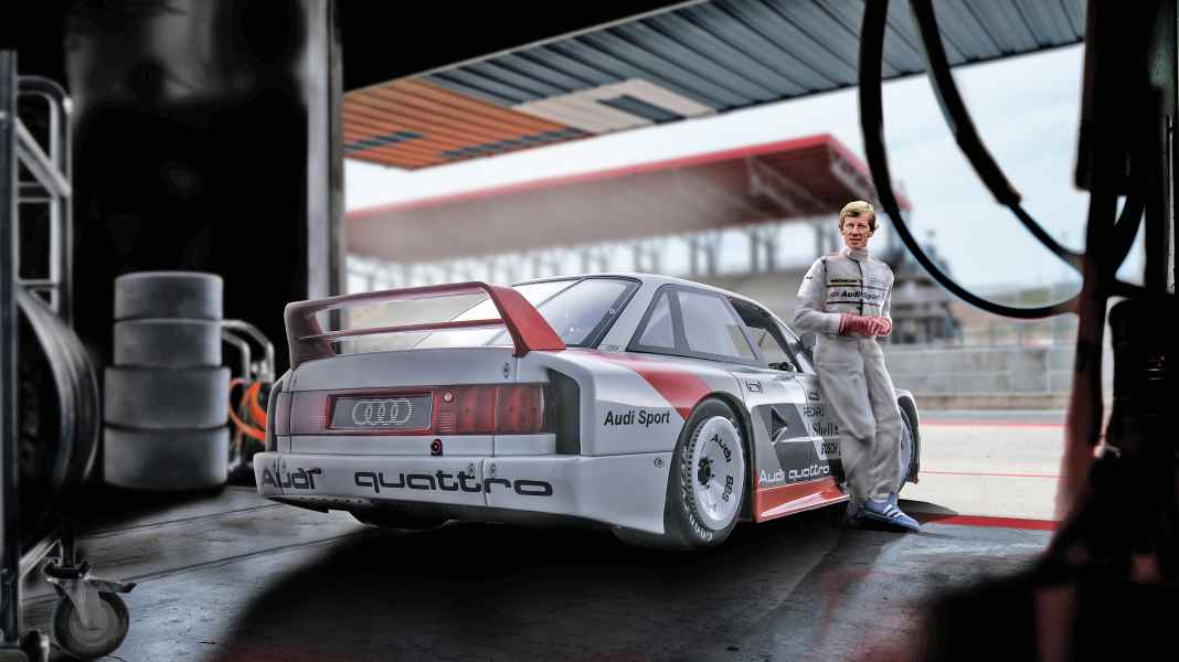 ‘89 Audi 90 IMSA GTO Sieger Watkins Glen mit Röhrl-Figur in 1:18 – Es geht rund!