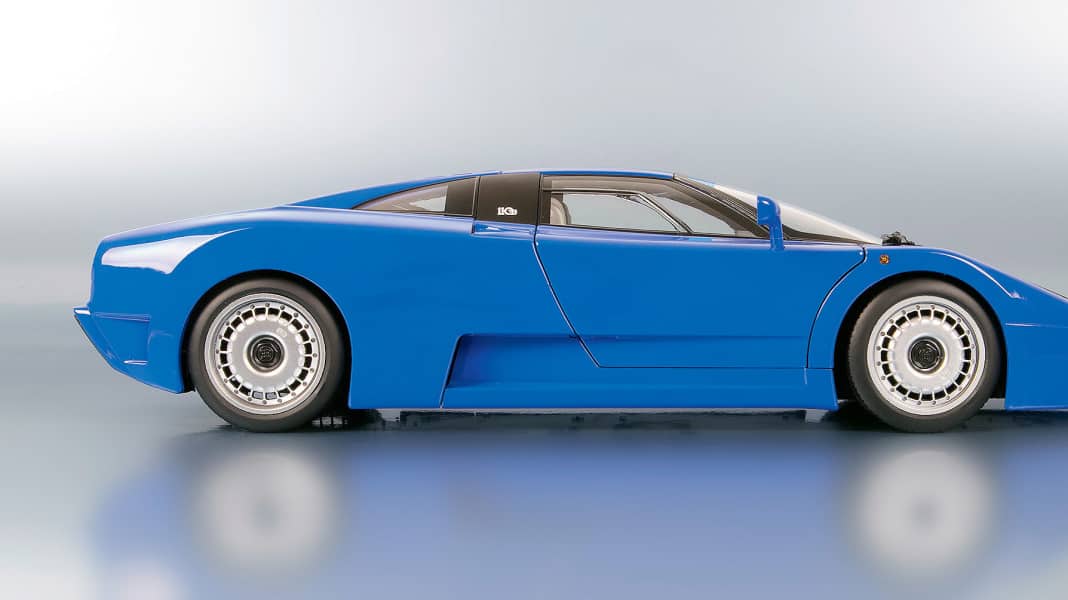 ‘91 Bugatti EB 110 von KK-Scale in 1:12 - Der Überflieger