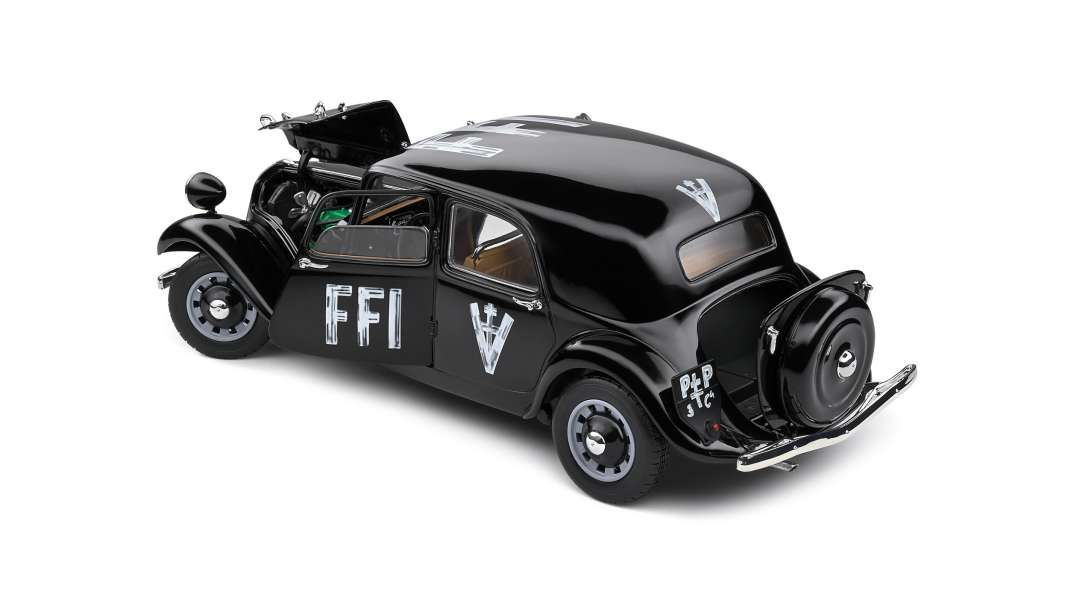 Diesen 1:18-Citroen fuhren die Guten. Solido bringt Traction Avant “FFI”!