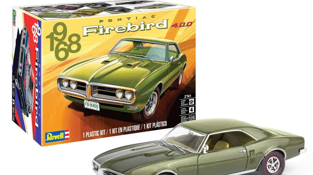Revell bringt den Firebird als Alt-Achtundsechziger und 1:25-Plastikkit