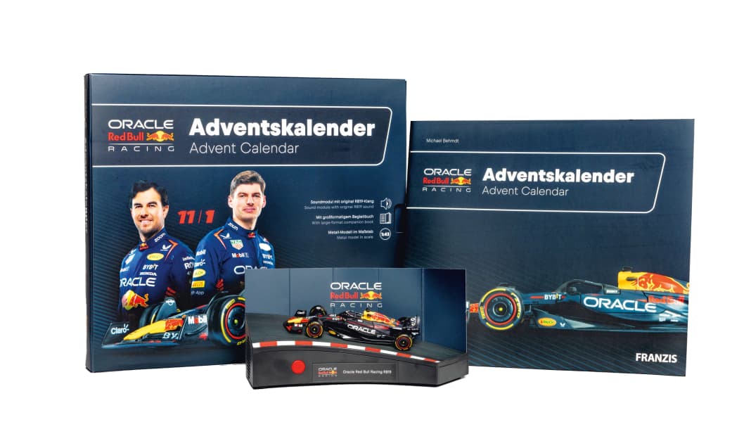 Adventskalender Red Bull RB19 in 1:43 – Die Nummer eins