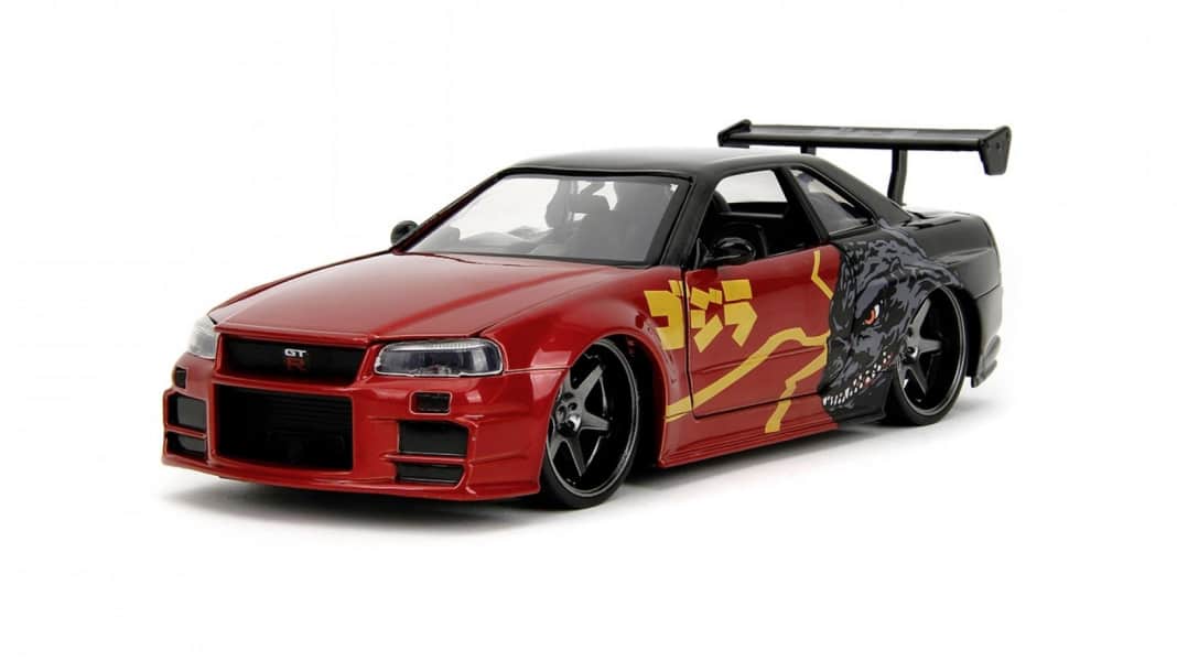 Mit diesem Nissan Skyline lässt Jada Toys in 1:24 das Godzilla-Monster raus!