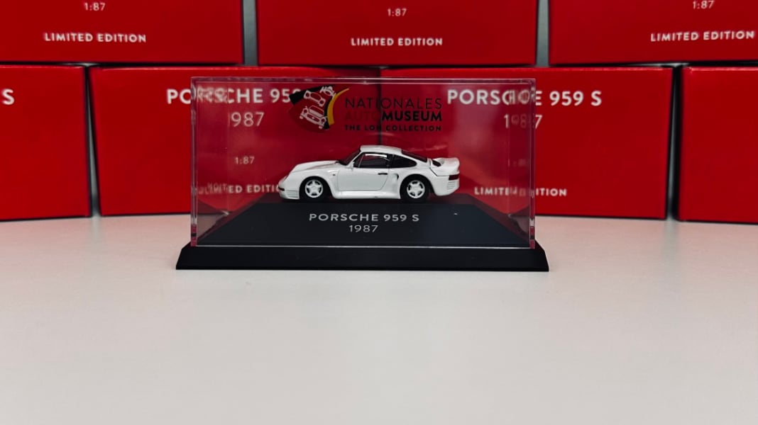 Nationales Automuseum bringt Porsches scharfe S in 1:87 von Herpa