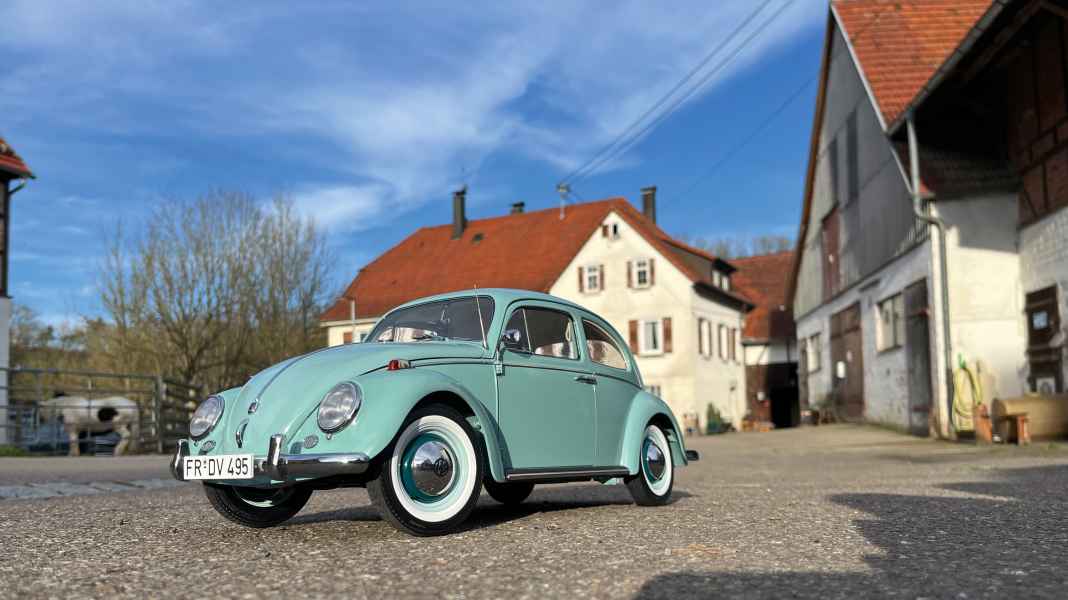 ’57 VW Käfer 1200 von Hachette in 1:8 – Jetzt rollt er
