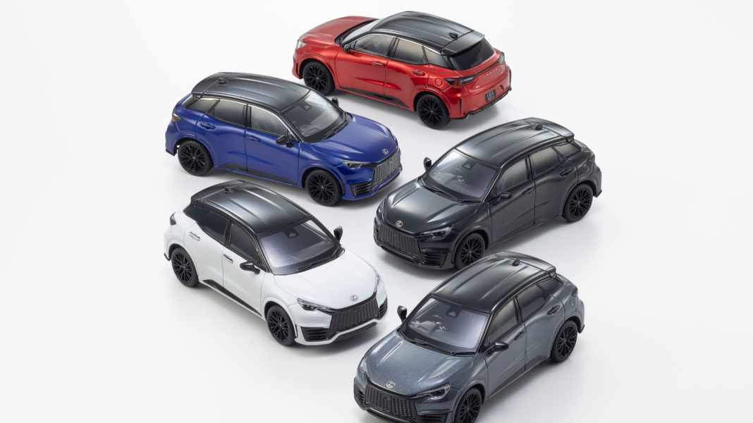 Kyosho bringt Lexus-Exoten LBX Morizo RR in fünf Farben als 1:43er