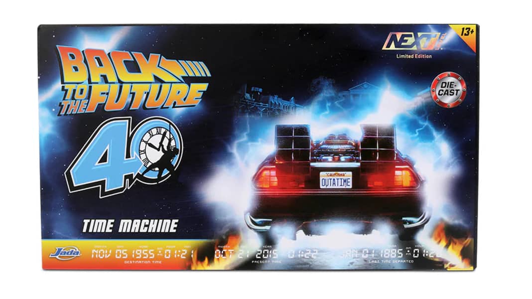 DeLorean-Zeitmaschine kehrt bei Jada chromglänzend in 1:24 zurück