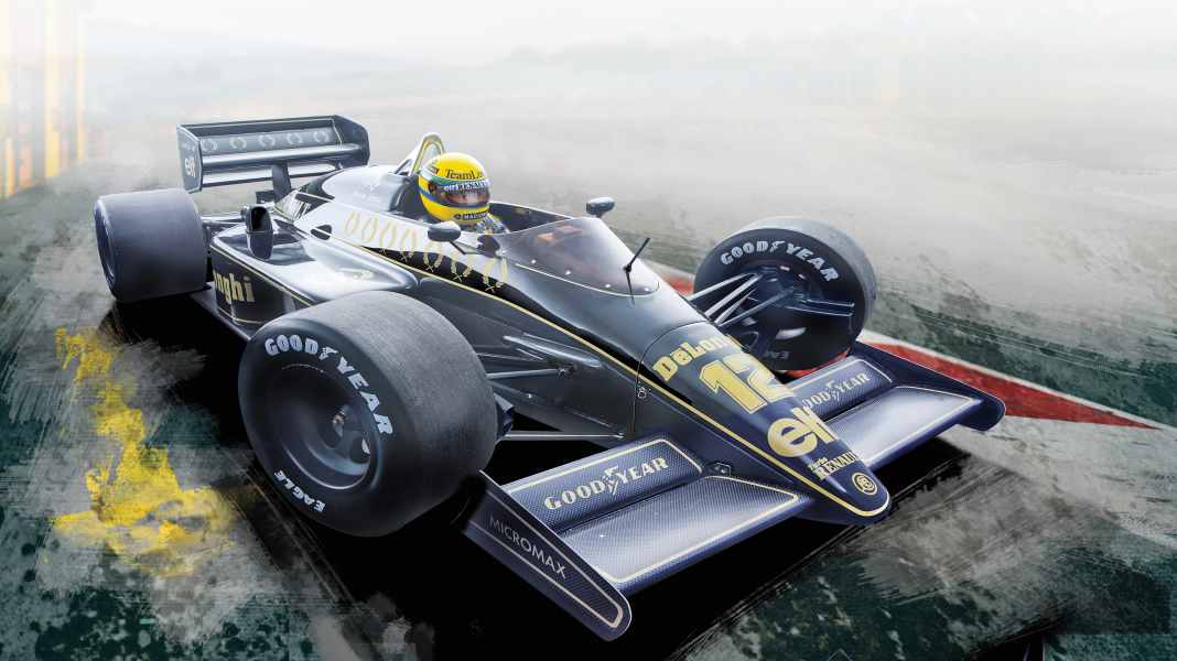 ‘85 Lotus 97T Ayrton Senna von Minichamps in 1:18 – Der Senna-Aufgang