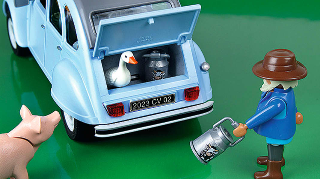 Citroen 2 CV von Playmobil in 1:22,5 - Wo sind die Eier?