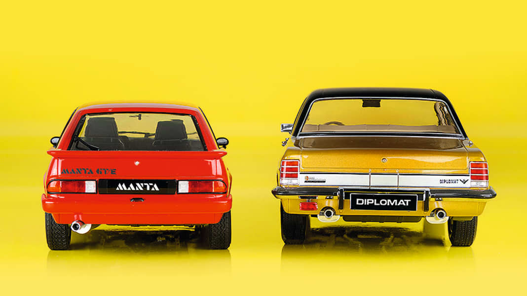 Sechs neue Opel für KK-Scale von Norev in 1:18 – Nadelstiche