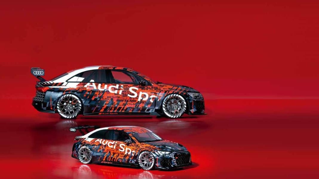 2022 Audi RS 3 LMS von Minimax in 1:43 und 1:18 – Ringe-Renner