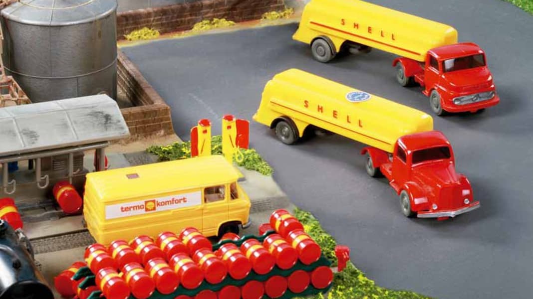 Wiking tankt voll: Das Thema Shell bei Wiking in 1:87