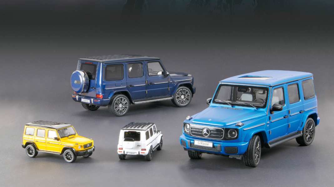 Neue G-Klasse von Norev in 1:43 und 1:18 - Blau gemacht?