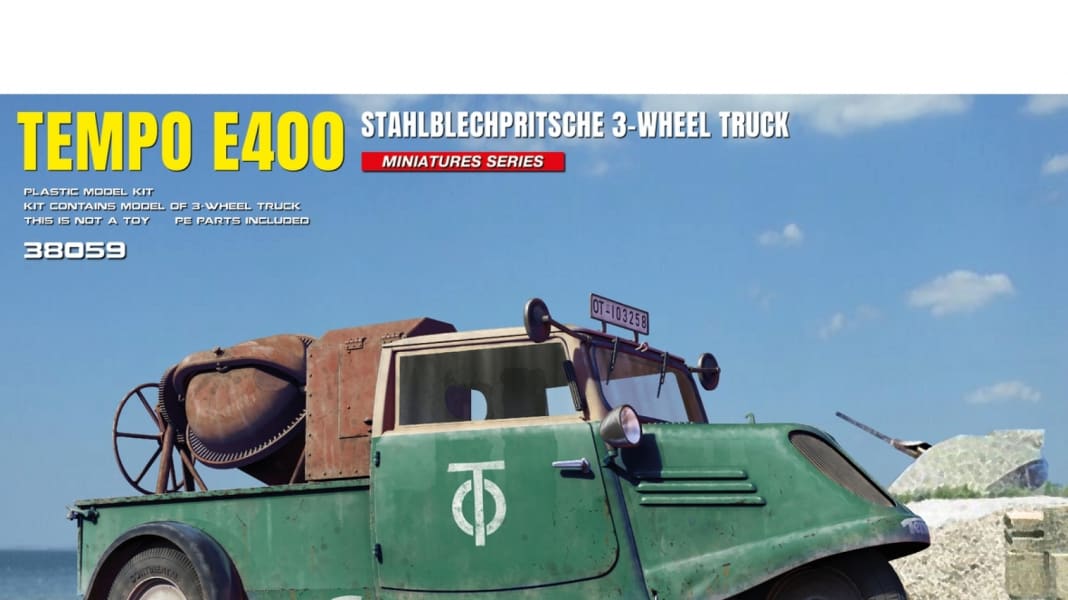 Carson-News: Die Fürther importieren Mini-Art-Bausätze von 1:35-Klassikern