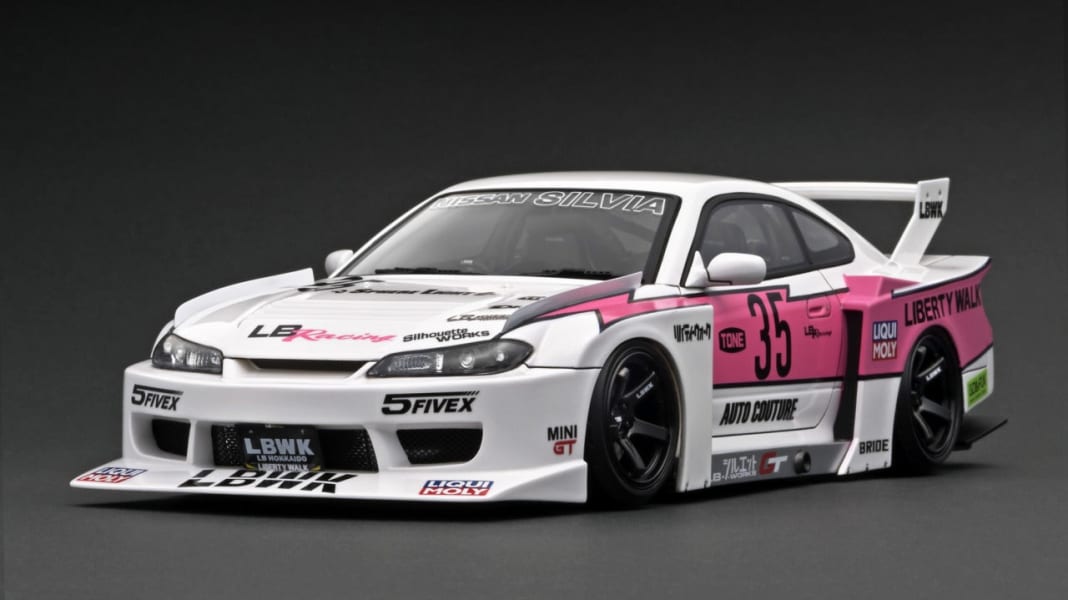 Ignition Model kündigt zwei getunte Nissan Silvia in 1:18 an