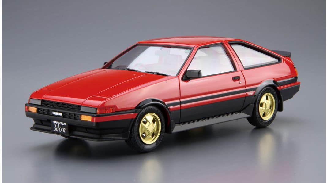 Aoshima legt Toyota Trueno von 1984 als 1:24-Kit wieder auf