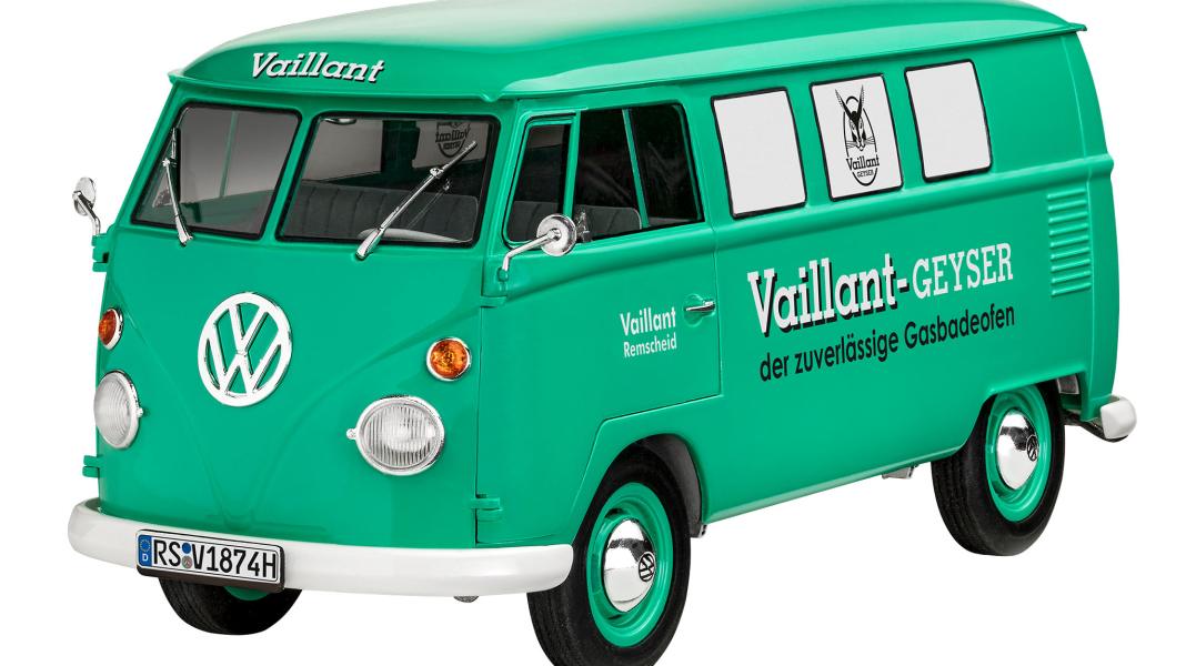 Revell heizt den Bulli-Fans mit “Vaillant”-Plastikkit in 1:24 ein