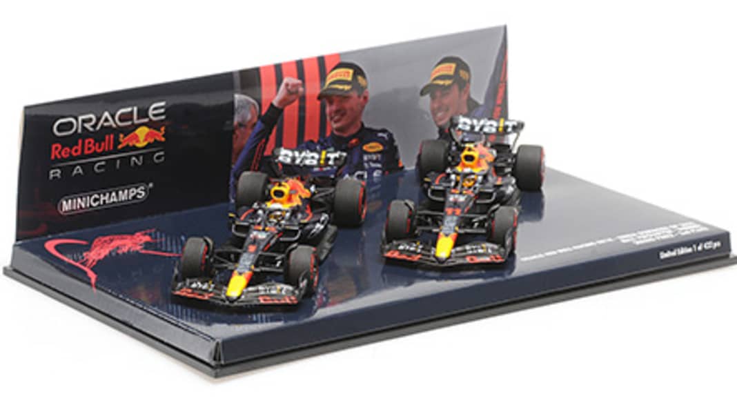 Minichamps bringt heißes Red-Bull-Duo in 1:43 an den Formel-1-Start
