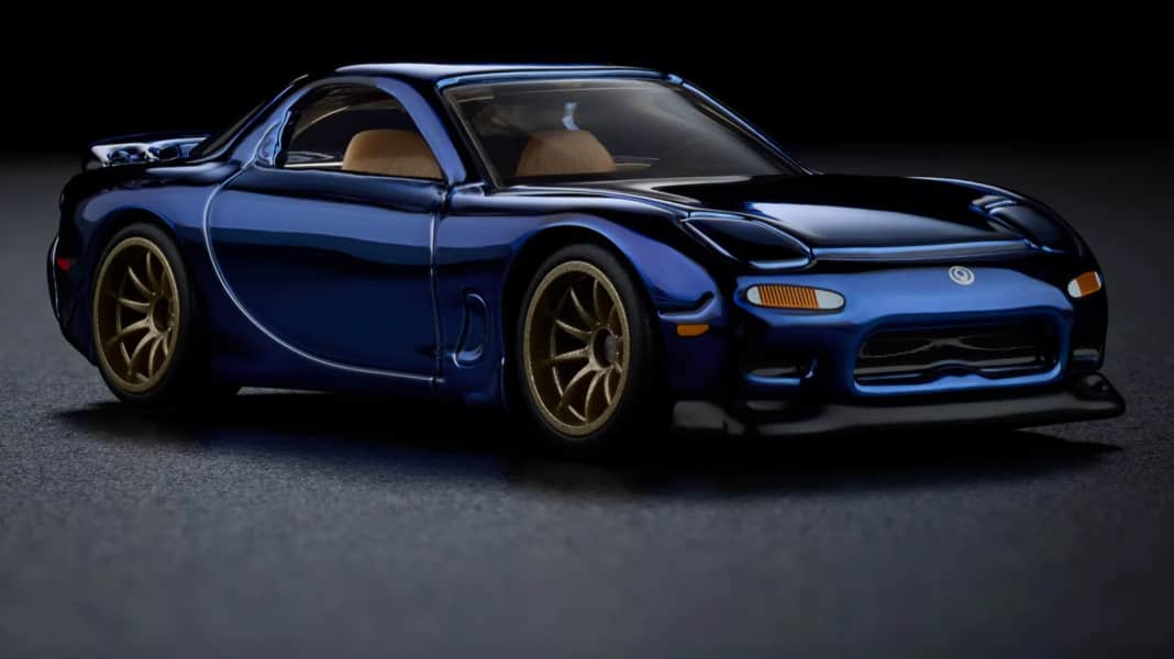 Hot Wheels bringt gepimten Mazda RX-7 R1 im Hausmaßstab 1:64