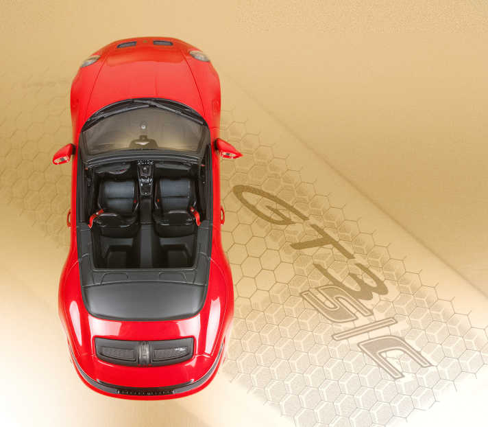 Auch beim aktuellen Porsche 911 GT3 RS zeigt sich Zuffenhausen jetzt offen für ein passendes Cabriolet mit dem Namen S/C. Wir zeigen das Handmuster eine Modells von Spark. ] Foto: C. Hoffmann