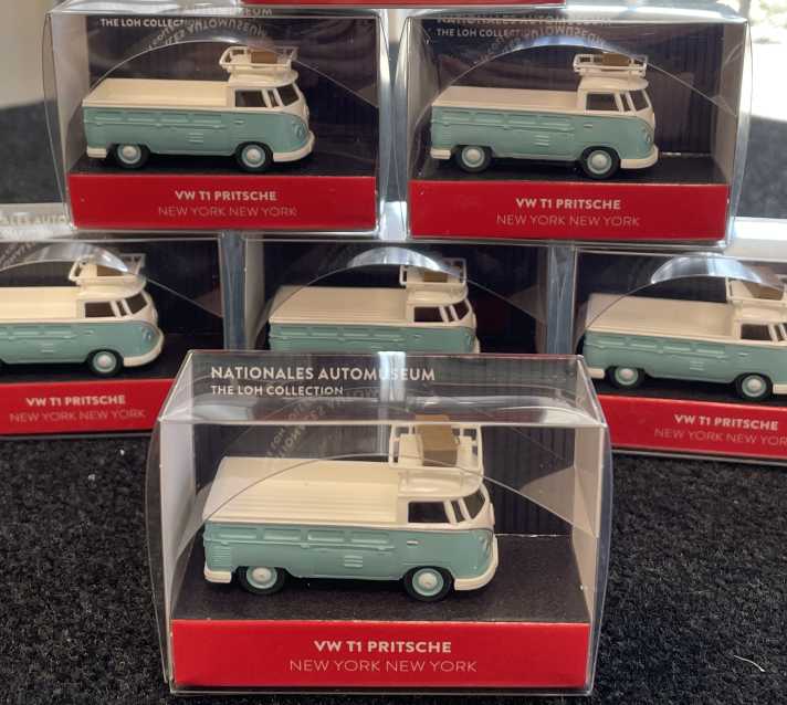 Ein weiteres Mal wurden unsere Erlkönig-Jäger in der Loh Collection – dem Nationalen Automuseum – fündig. Das nächste Wiking-Sondermodell, ein VW T1 als Pritsche, steht unmittelbar vor dem Rollout in 1:87. Foto: Werk