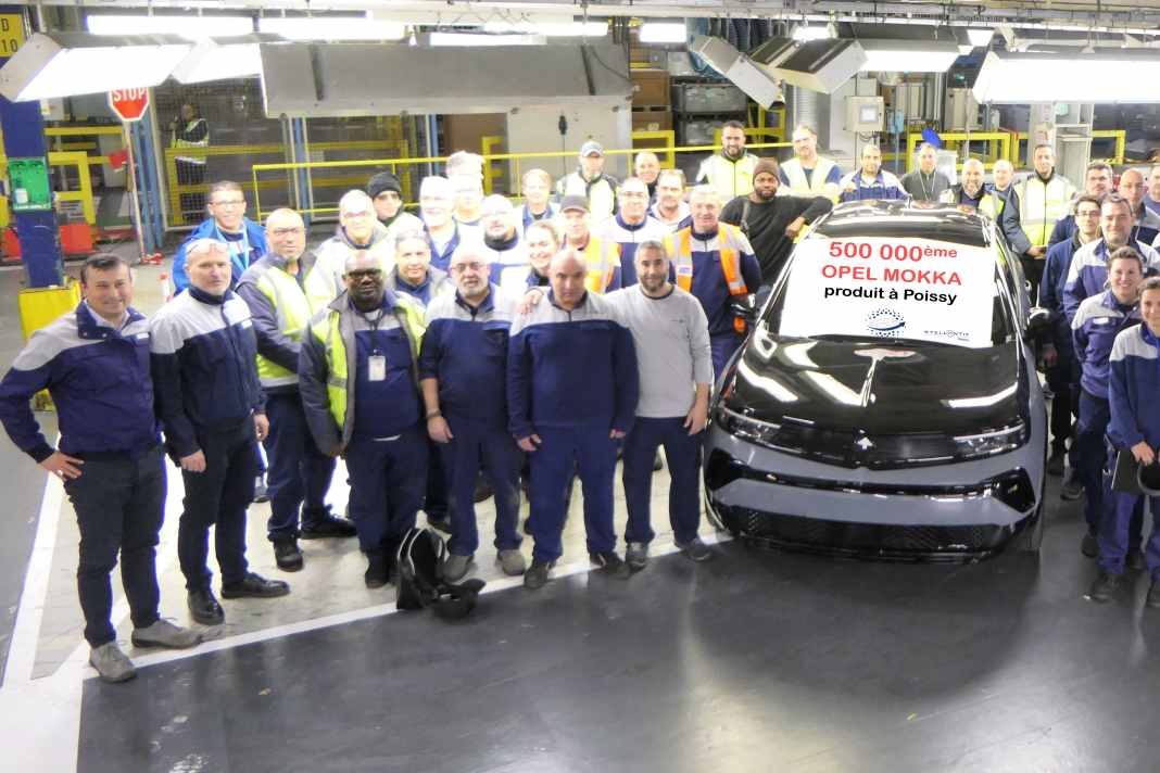 Der Opel Mokka hat seit Produktionsstart im Februar 2021 die Marke von 500.000 gefertigten Einheiten erreicht
