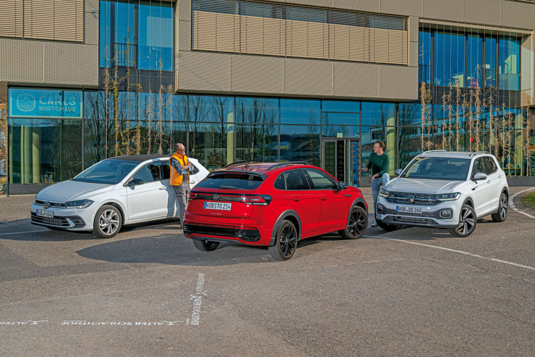 VW T-Roc gegen VW T-Cross im Test: Reicht auch das Polo-SUV? - AUTO BILD