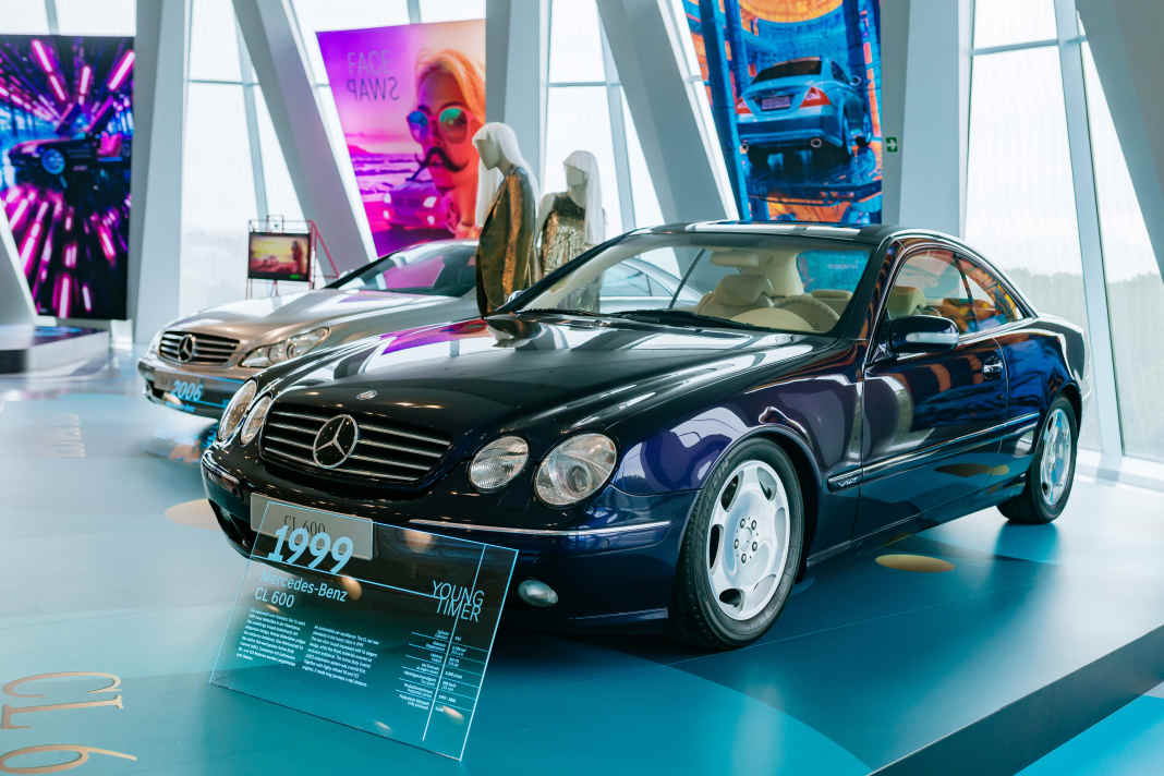 Mercedes-Benz CL 600 der Baureihe 215, Messefahrzeug der Weltpremiere auf dem Autosalon Genf 1999
