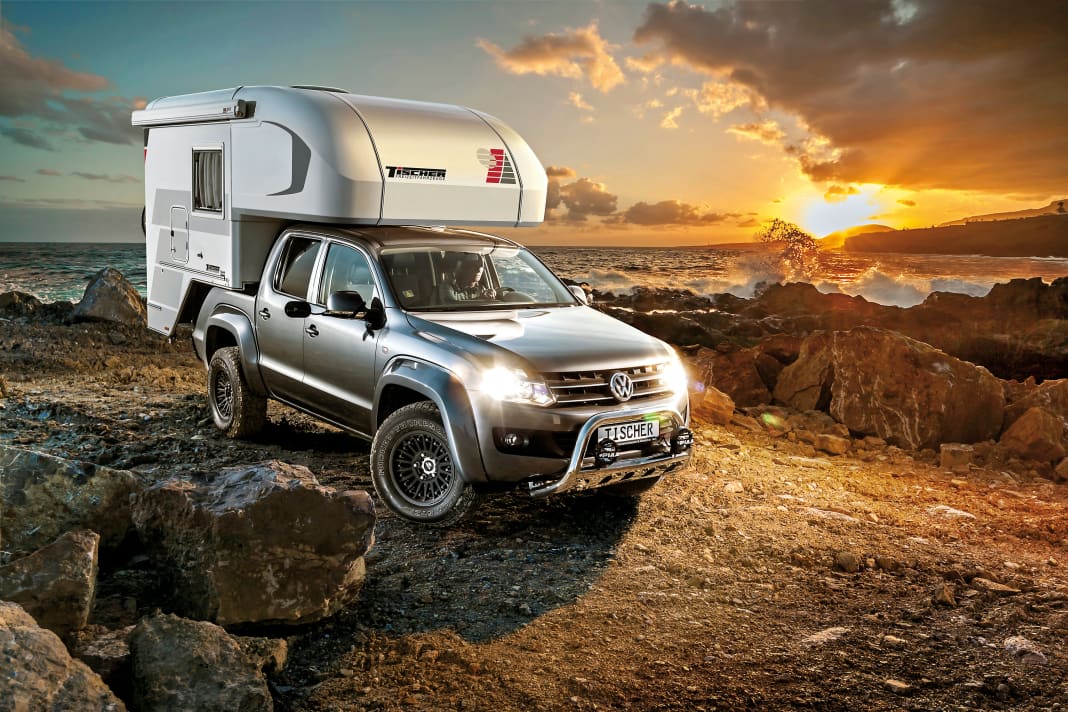 Tischer baut seit über 45 Jahren Absetzkabinen, die Idee allerdings, die entstand in den USA. „Die Perfektion und bessere Qualität hingegen schufen wir Europäer“, betonen die Kreuzwertheimer, die auch eine Kabine für den VW T6.1 anbieten