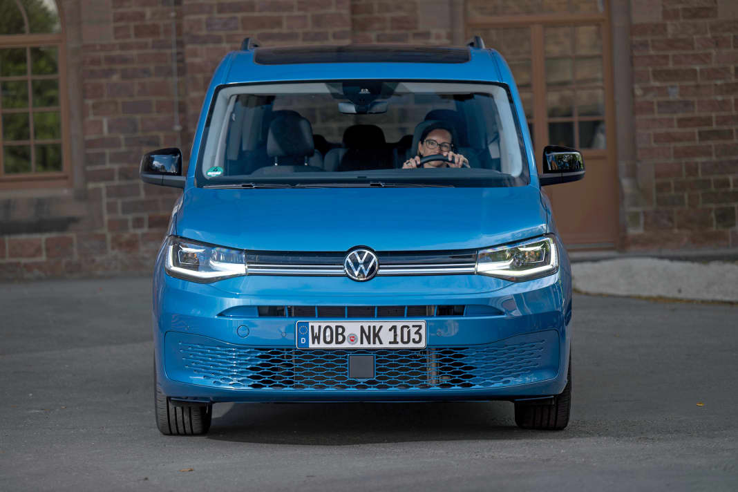 Die Optik des Caddy ist genauso erwachsen wie Fahrverhalten und Ausstattung