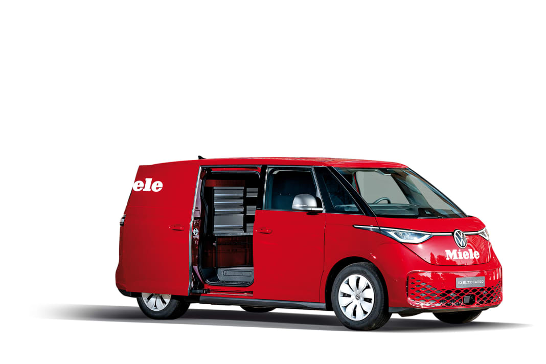 VW Nutzfahrzeuge setzte in Kooperation mit Würth die speziellen Wünsche von Miele in einem Servicevan passgenau um