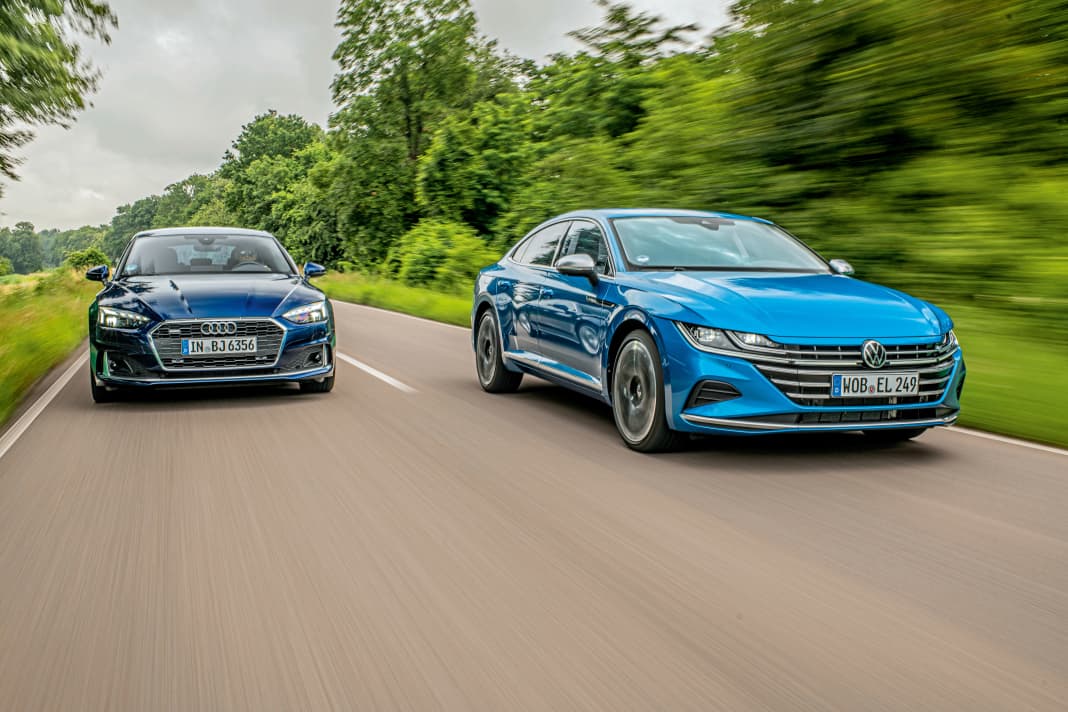 Audi A5 Sportback 40 TDI Quattro vs. VW Arteon 2.0 TDI