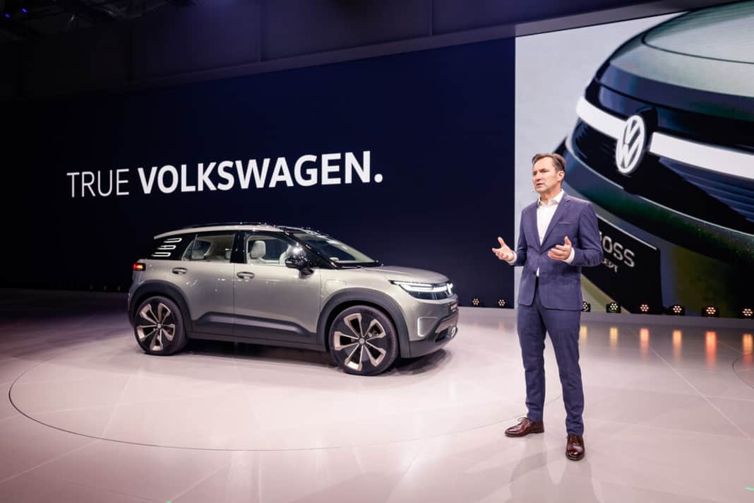 VW-Markenchef Thomas Schäfer auf der IAA 2025 verteidigt die Elektromobilität als alternativlos