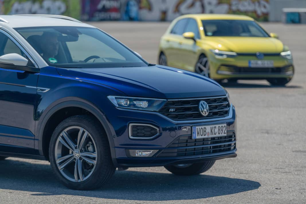 Vergleichstest: VW Golf 8 1.5 eTSI vs. VW T-Roc 1.5 TSI
