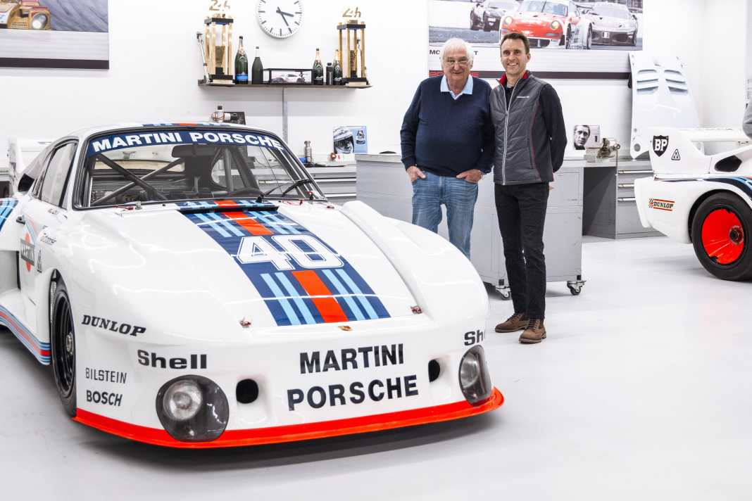 Porsche 935 „Baby", Norbert Singer, Timo Bernhard, Porsche-Markenbotschafter