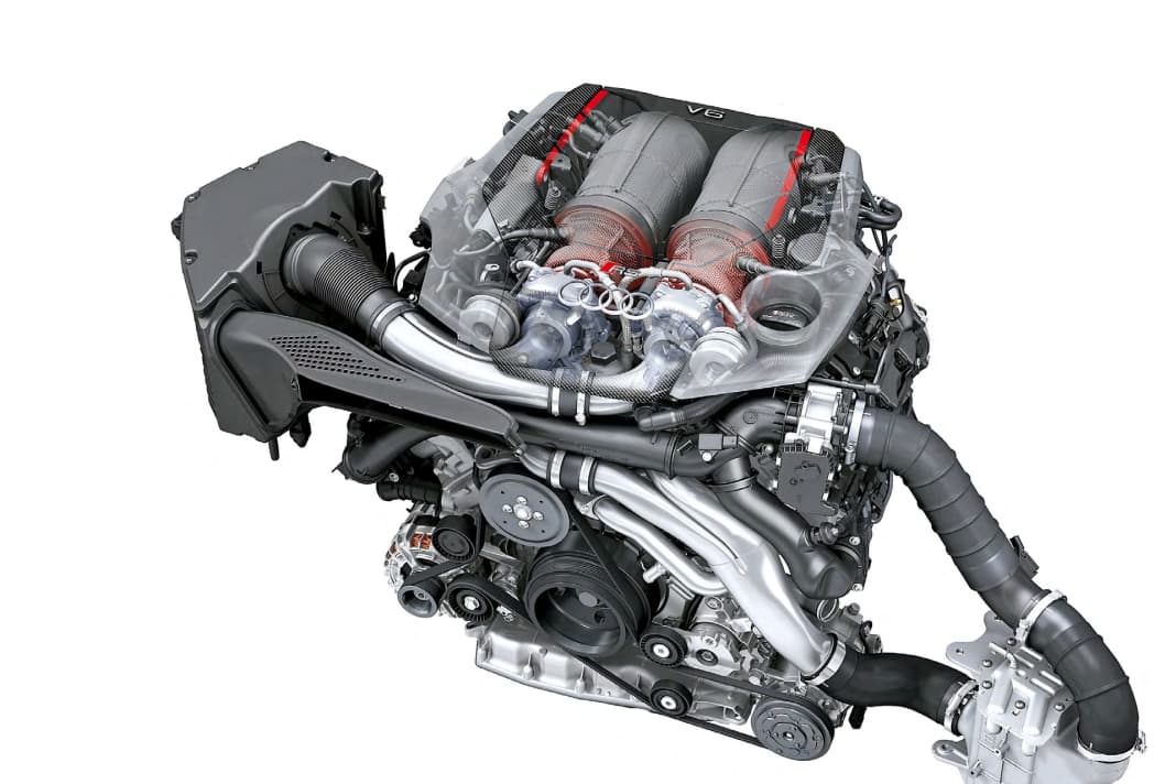 Kraftpaket: Mit seinen 600 Nm und 450 PS macht der 2,9-Liter-Biturbo-V6 ordentlich Musik