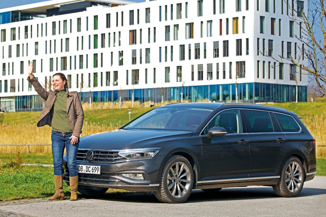 Tschüss, ich bin dann mal weg! Abschied fällt mit dem komfortablen Passat Variant nicht schwer. Die nächste Anreise nimmt man mit ihm nämlich gerne in Kauf