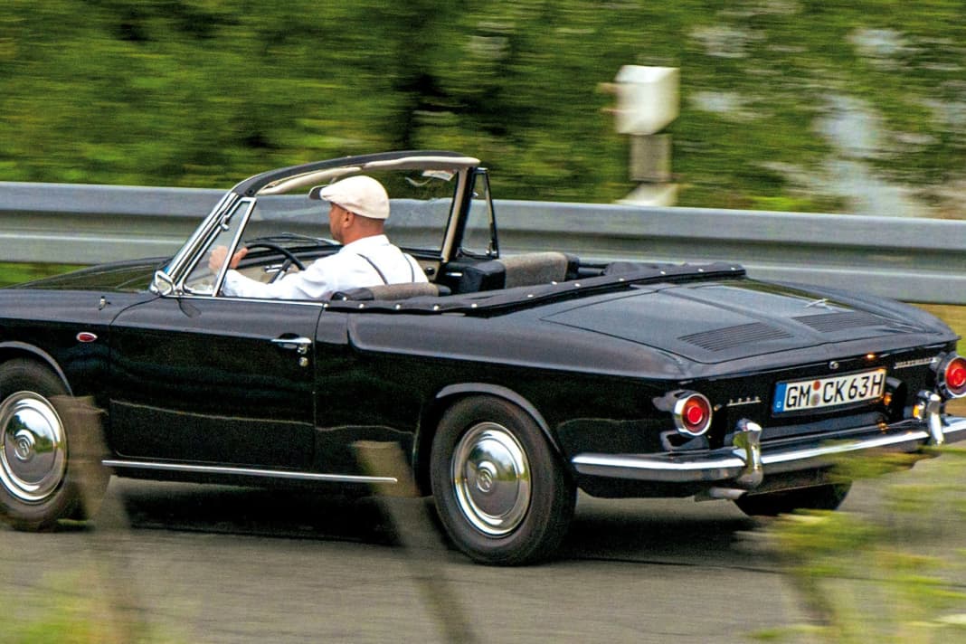 Offen und herrlich: Ein Typ 34-Cabriolet ist selten wie Schnee in Südkalifornien