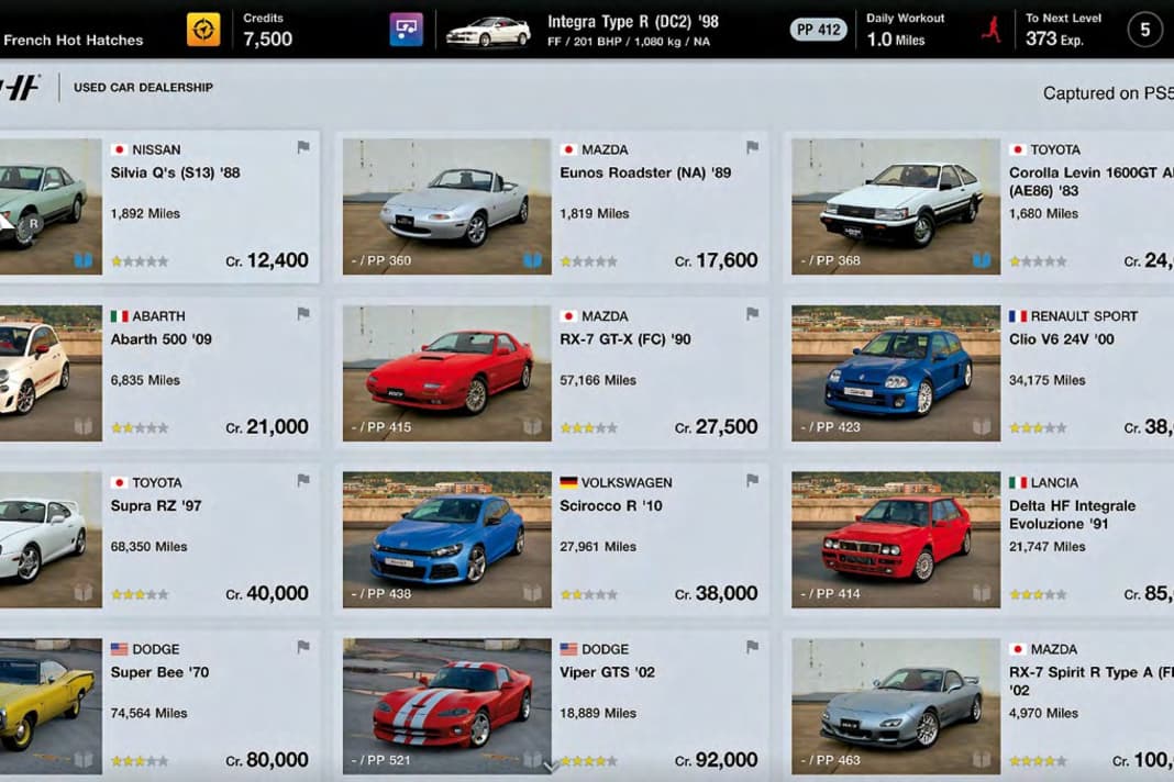 Bei einem Gebrauchtwagenhändler lassen sich interessante Schmuckstücke finden